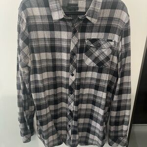 O'Neill Black and White Checkered Shirt